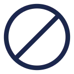Forbidden Circle SVG Icon
